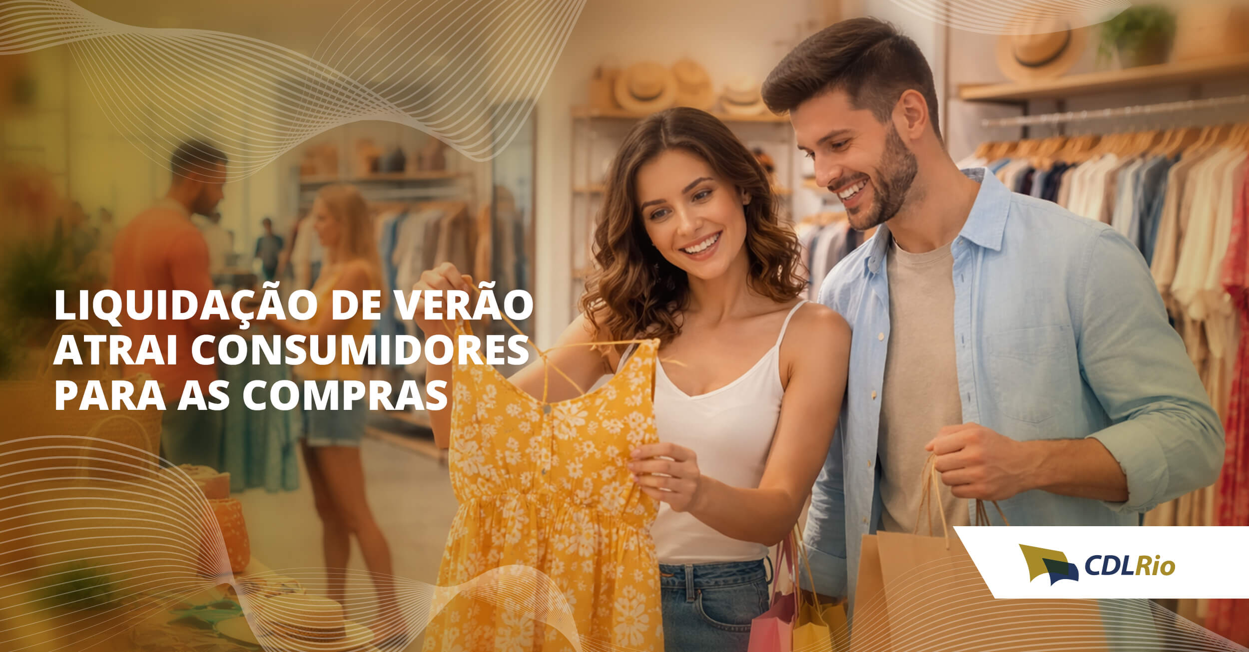 Imagem de abertura do artigo: Liquidação de Verão atrai consumidores para as compras