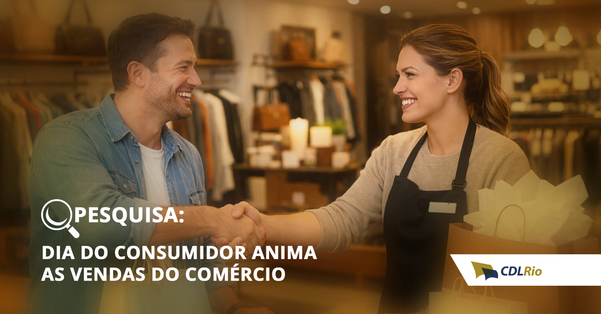 Imagem de abertura do artigo: Dia do Consumidor anima as vendas do comércio