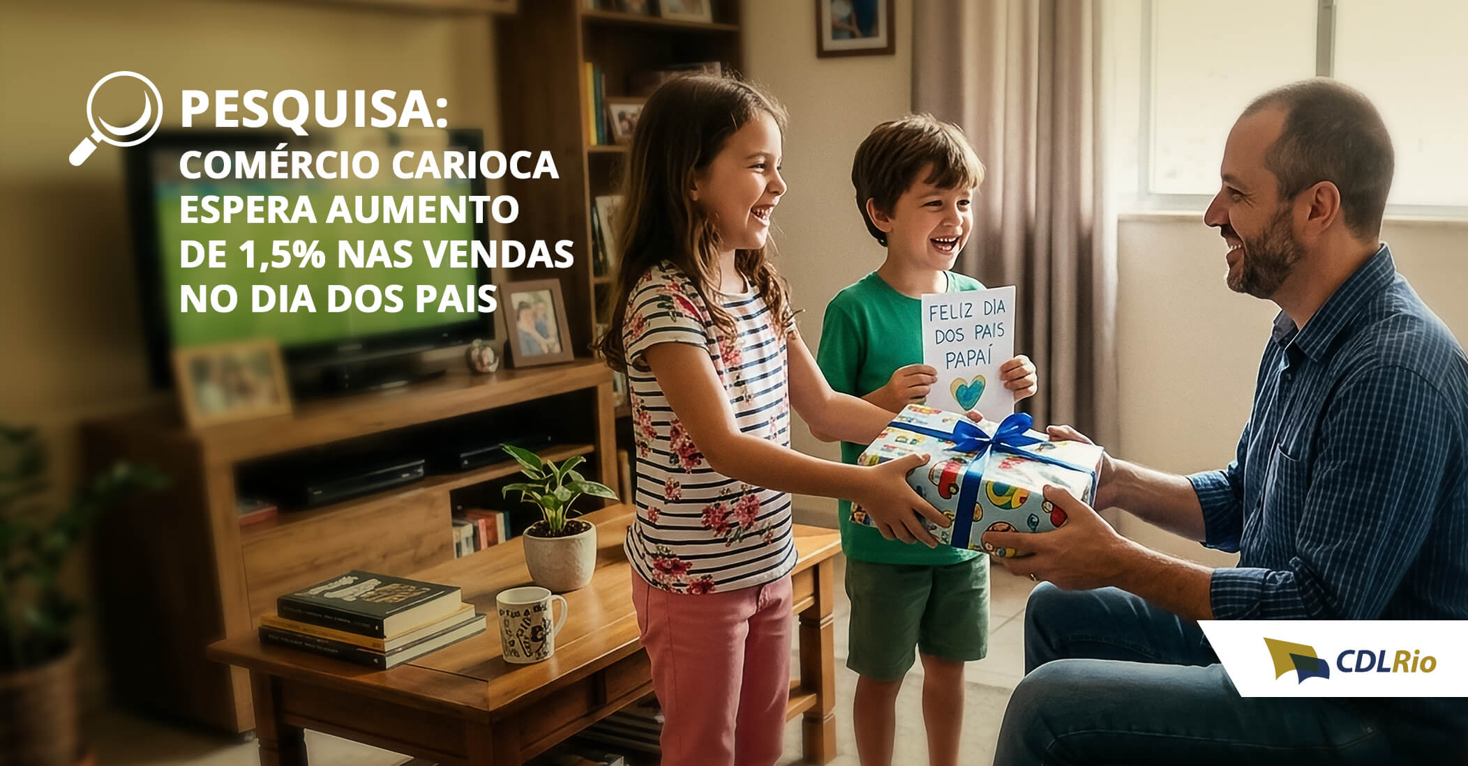Imagem de abertura do artigo: Comércio carioca espera aumento de 1,5% nas vendas no dia dos pais